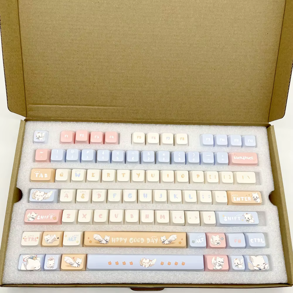 Keycaps en teclado GH60