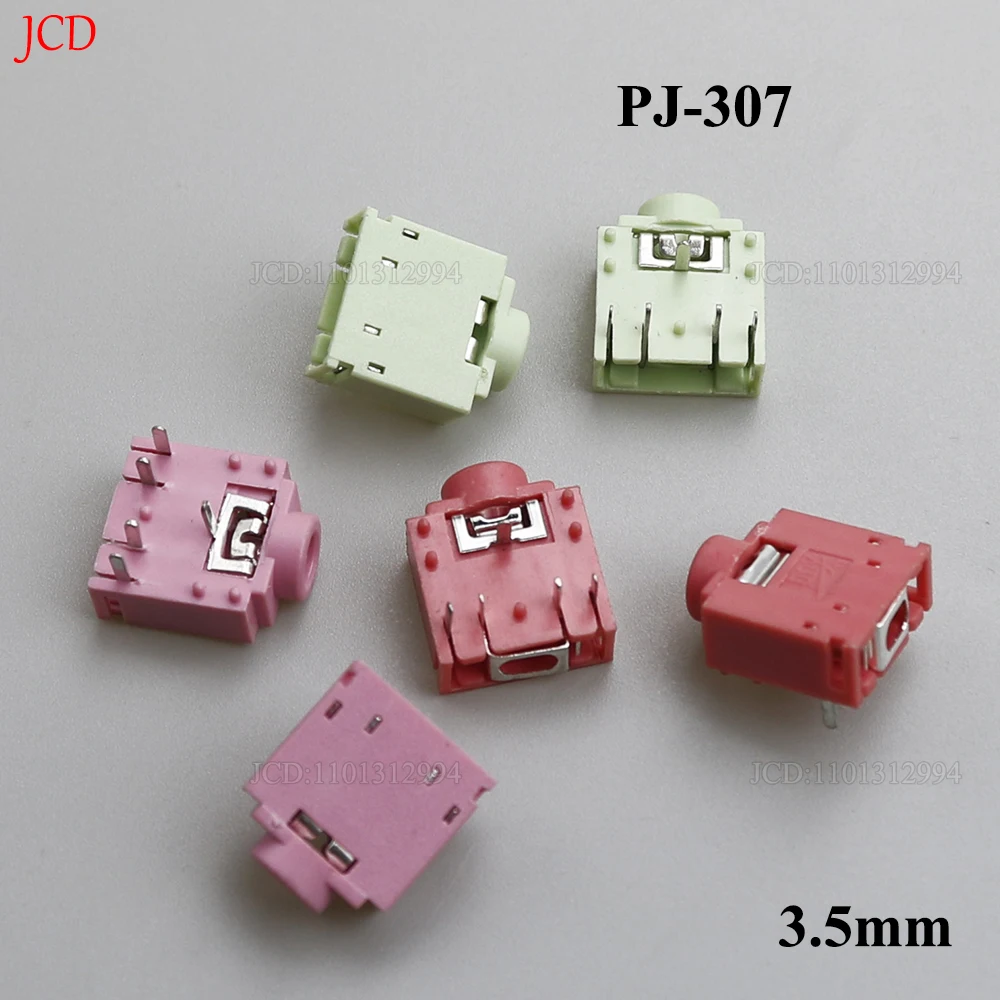 Vista lateral del conector PJ307 3.5mm