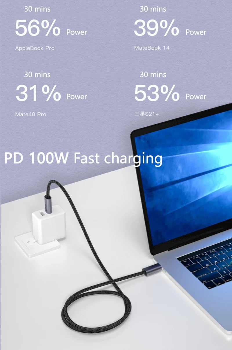 Cable UXG USB4 - uso en escritorio
