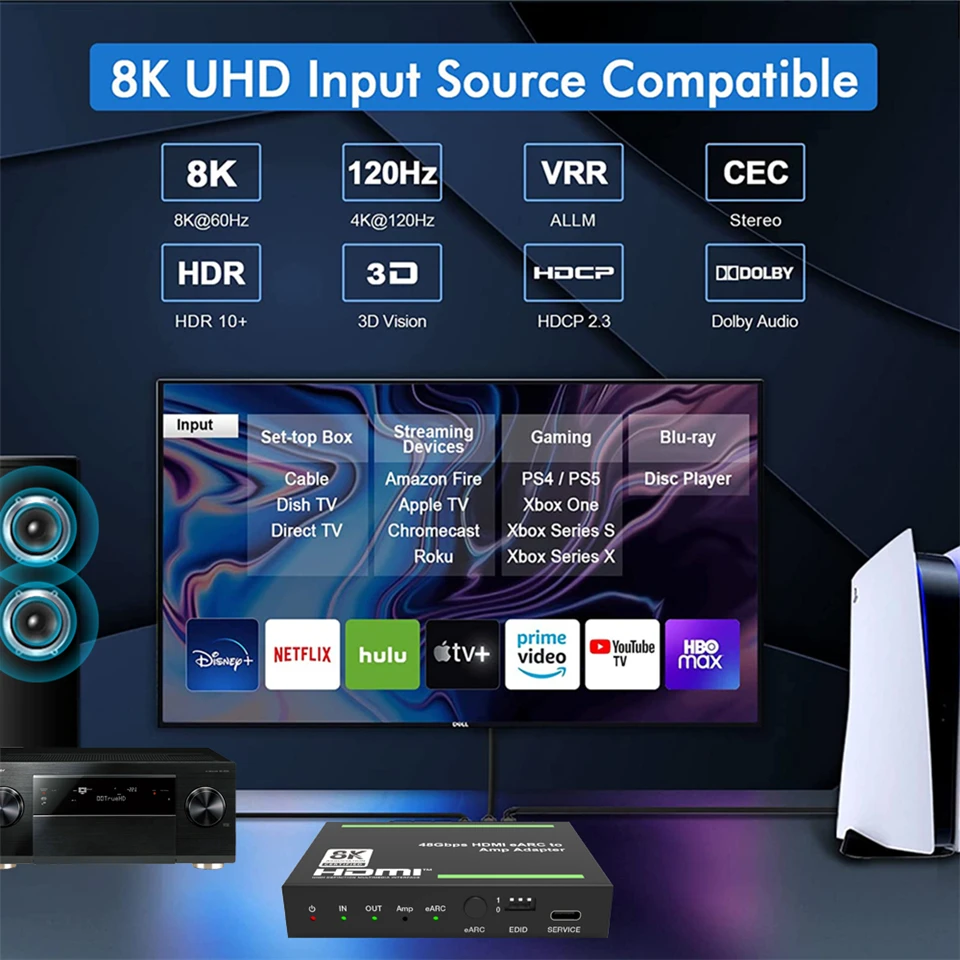 Navceke Extractor de Audio HDMI para consolas y barras Sonos - imagen 2