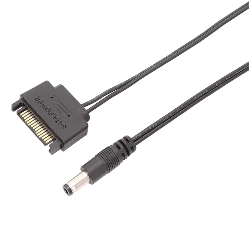 Adaptador SATA a DC visto desde el conector SATA