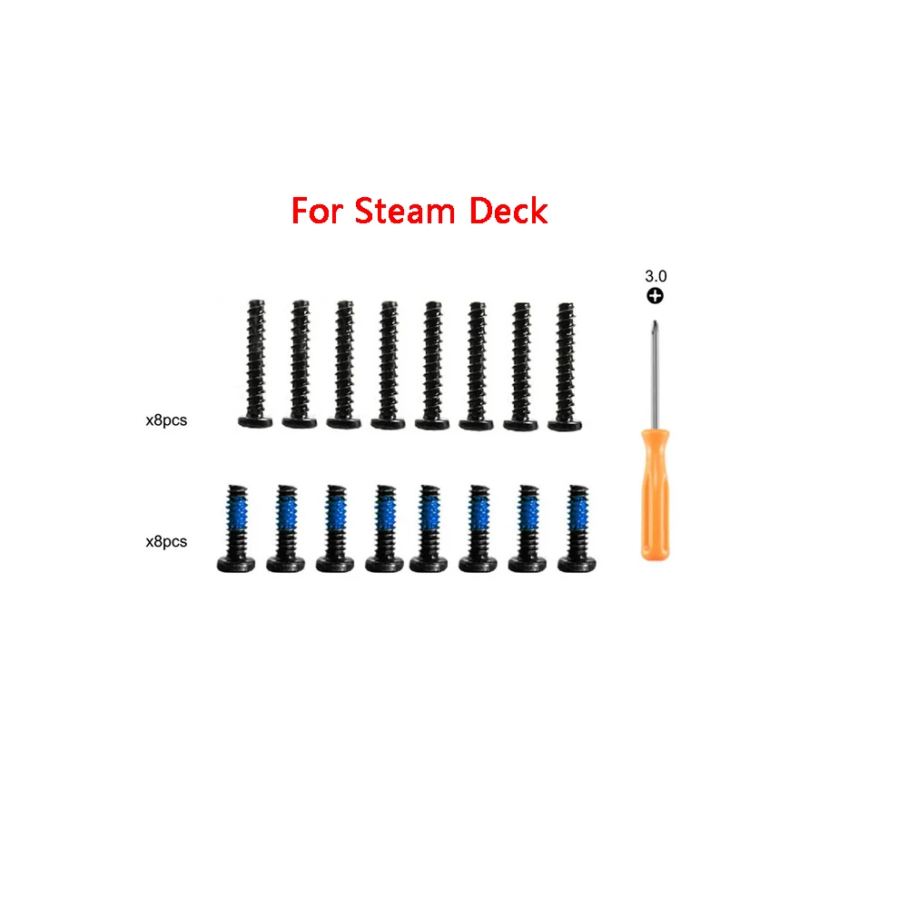 Juego de tornillos traseros para Steam Deck