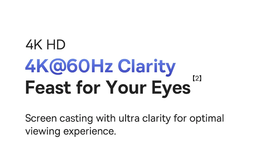 Visualización 4K nítida