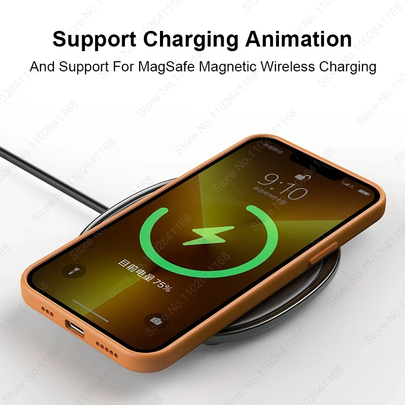 Funda Cuero iPhone 15 Pro Max MagSafe Oficial Animada - imagen 5