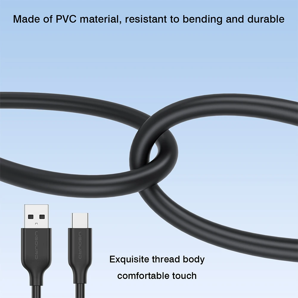 Cable USB-C UGOURD Carga rápida y alta velocidad - imagen 4