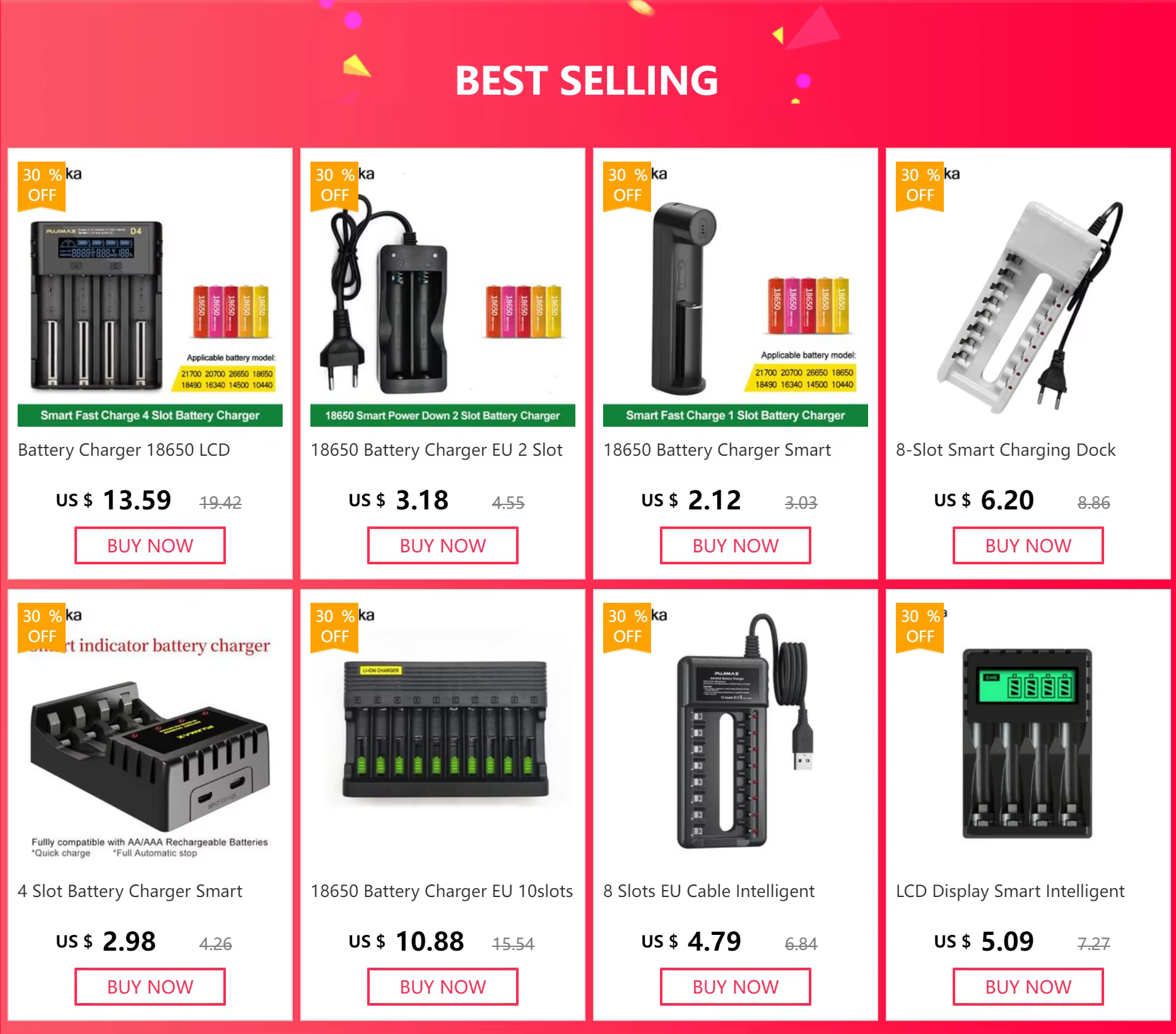 Cargador 18650 conectado a fuente USB