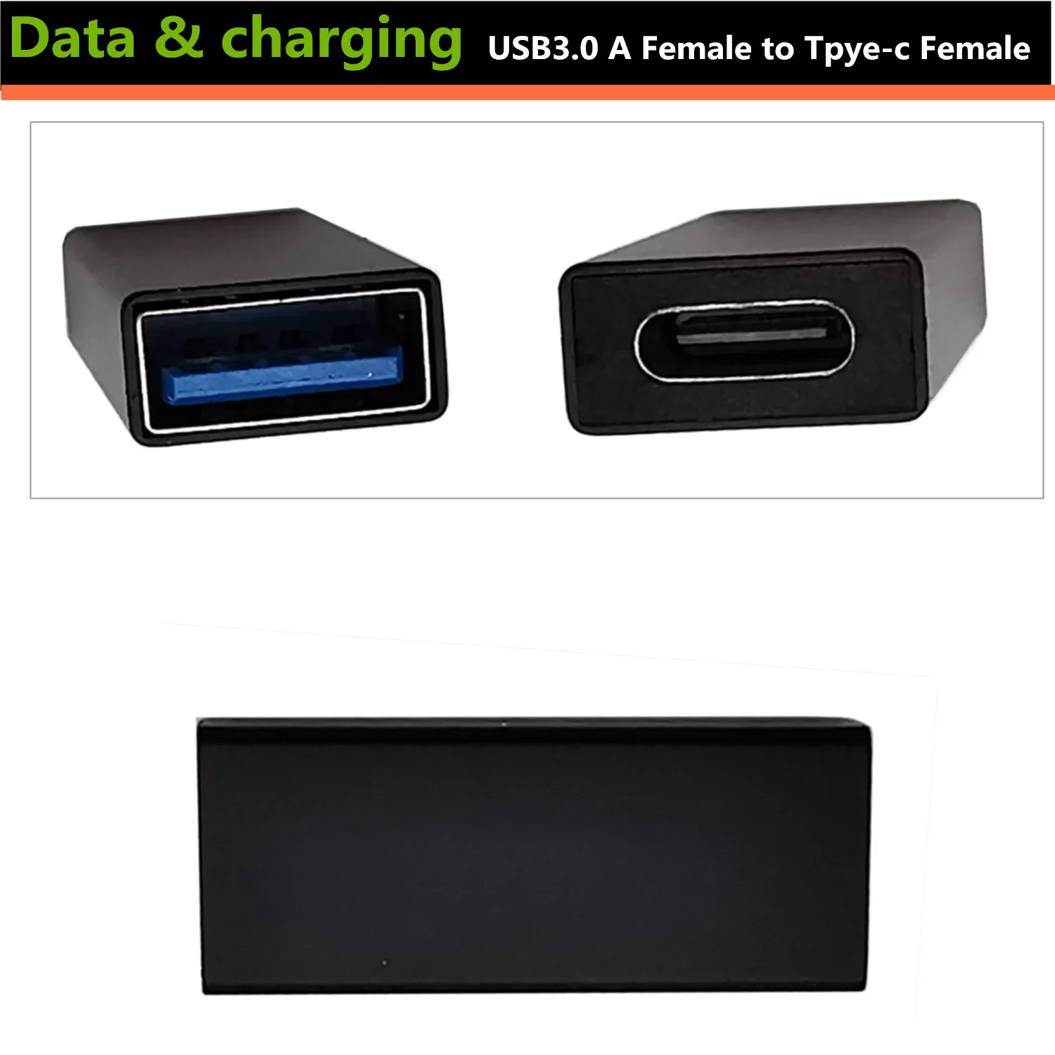 Adaptador USB-C Hembra a USB-A 3.0 5 Gbps - imagen 2