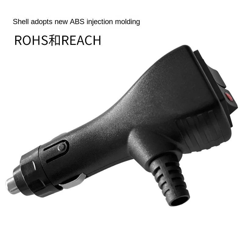 Enchufe de mechero con interruptor vista frontal