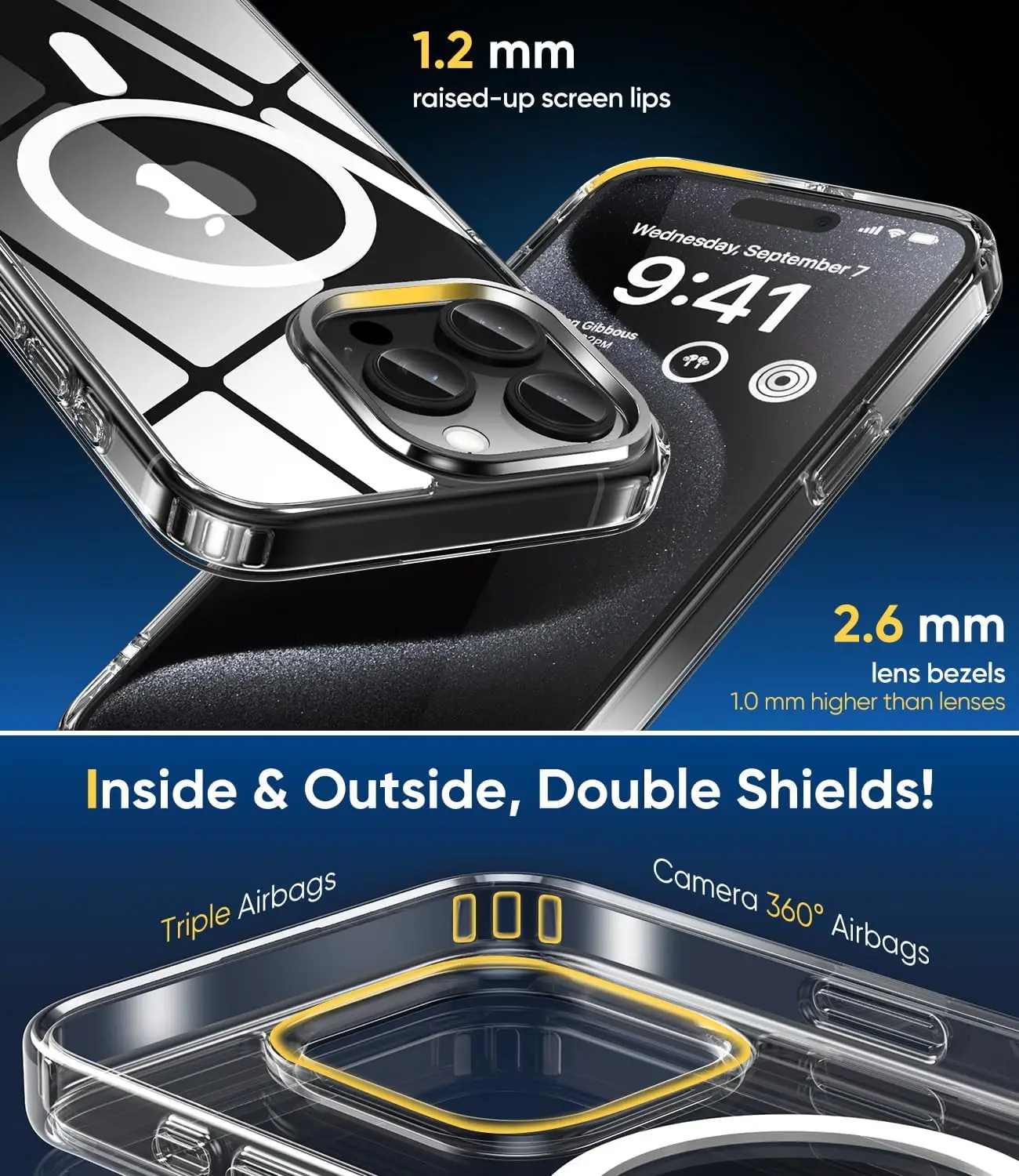 Funda compatible con accesorios MagSafe