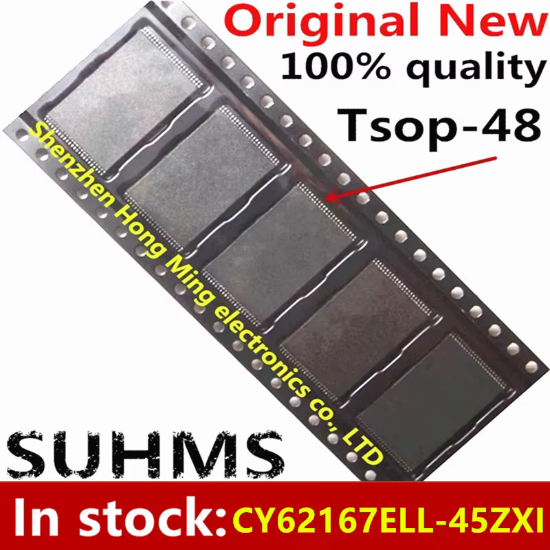 Chipset CY62167ELL-45ZXI vista frontal