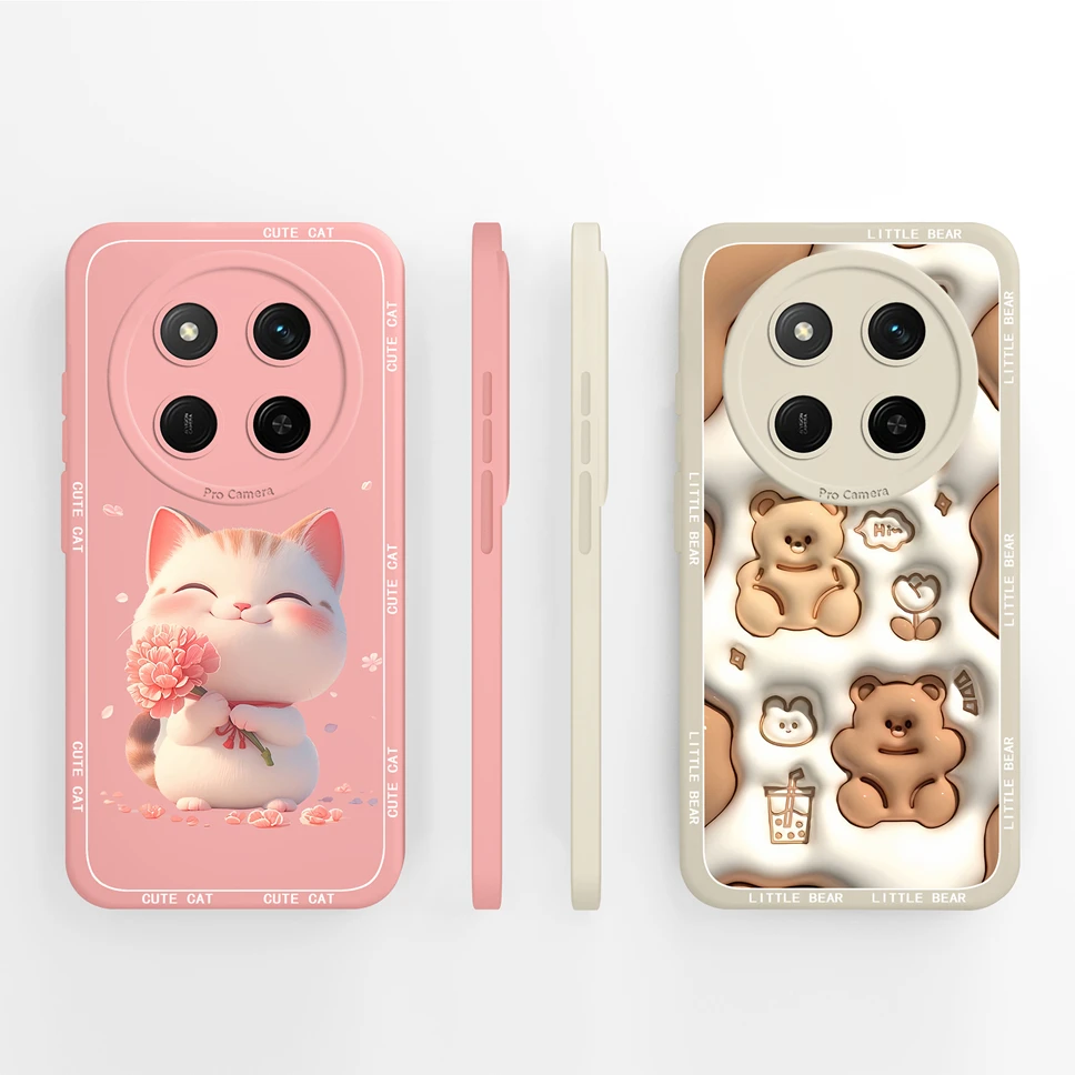 Funda Honor Magic 7 Lite 5G – Ligera Antigolpes Gato Encantador - imagen 3