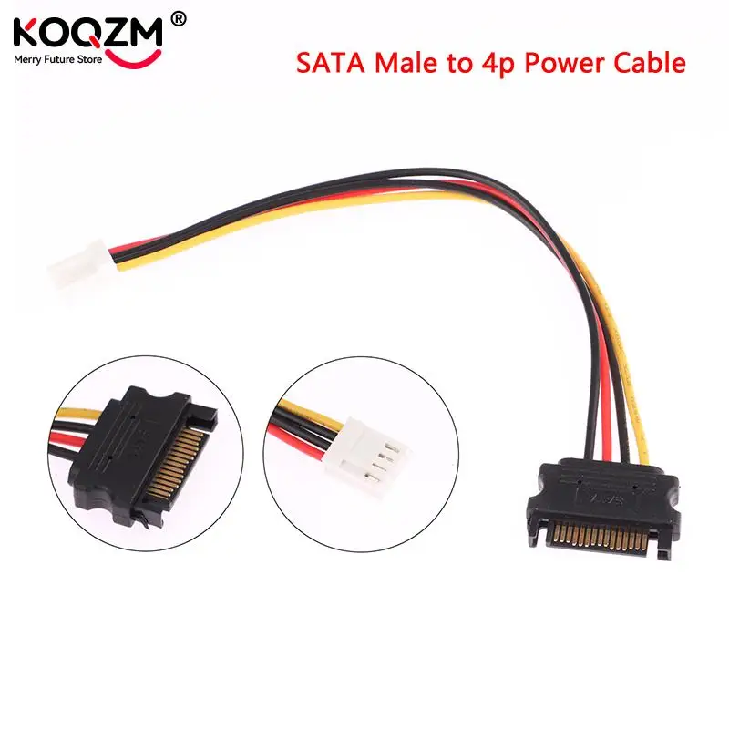 Cable Alimentación SATA a Molex 4 Pines – Adaptador para PC