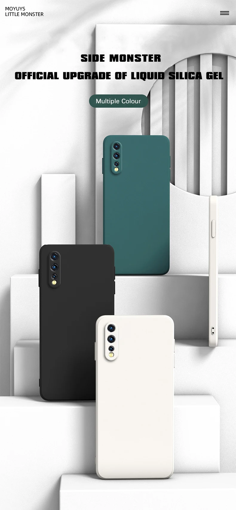 Carcasa silicona líquida XDAG para VIVO Z5