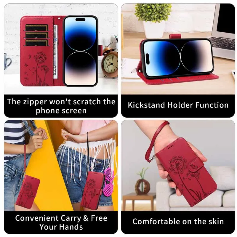 Funda Cuero Magnética Motorola Edge 50 Fusion Pro Ultra Imán - imagen 4