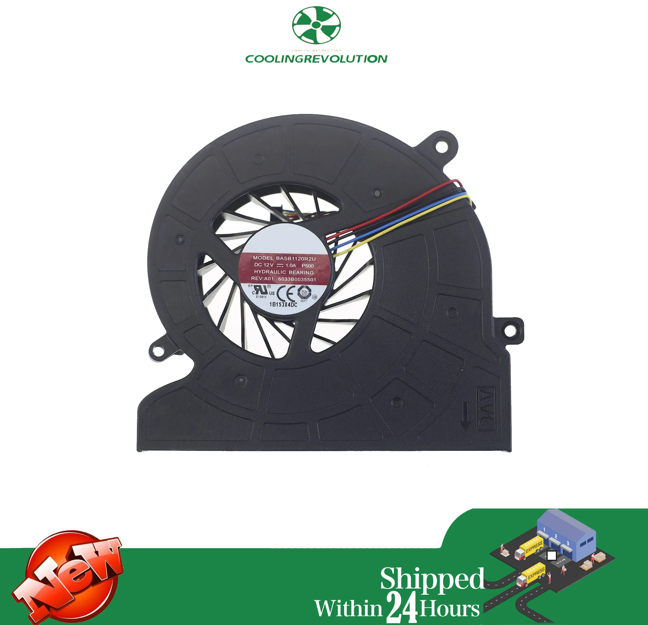 Ventilador BASB1120R2U - detalles de conexión