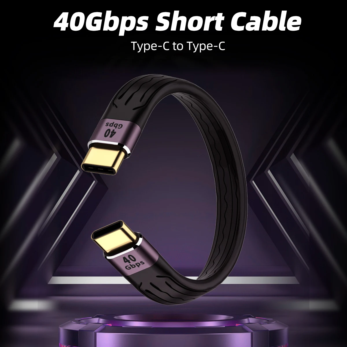 Cable USB-C MCGILLON con conectores dorados