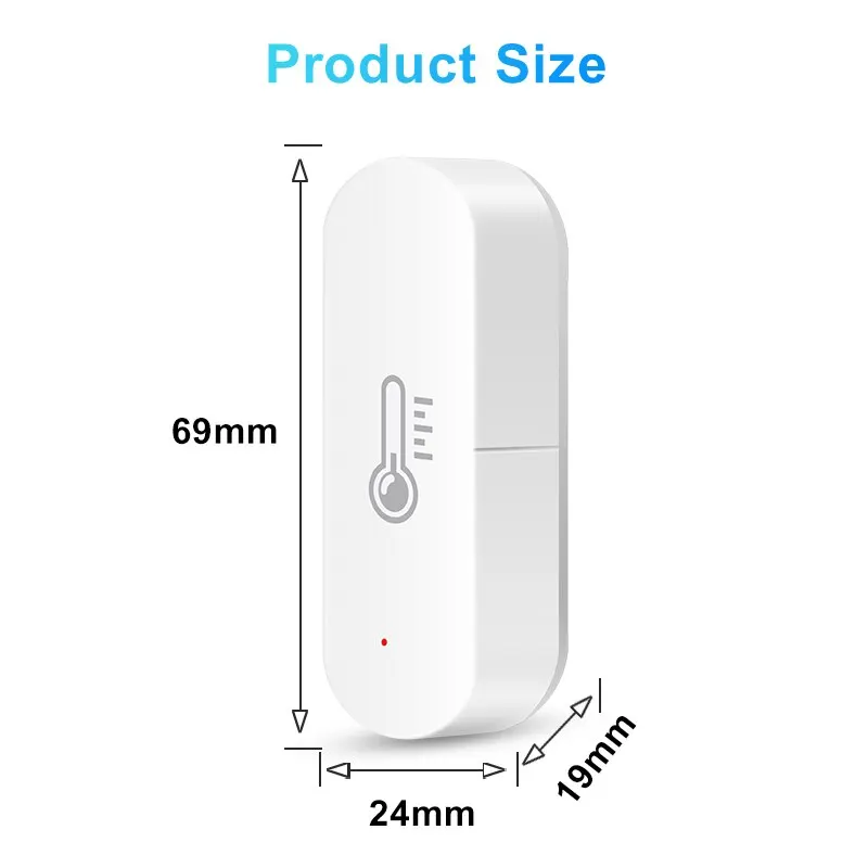 Sensor Zigbee Temperatura Humedad Tuya – Compatible Alexa y Google - imagen 5