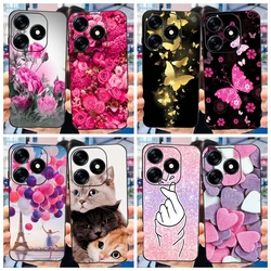 Tecno Spark 10 Funda Mariposa Flor