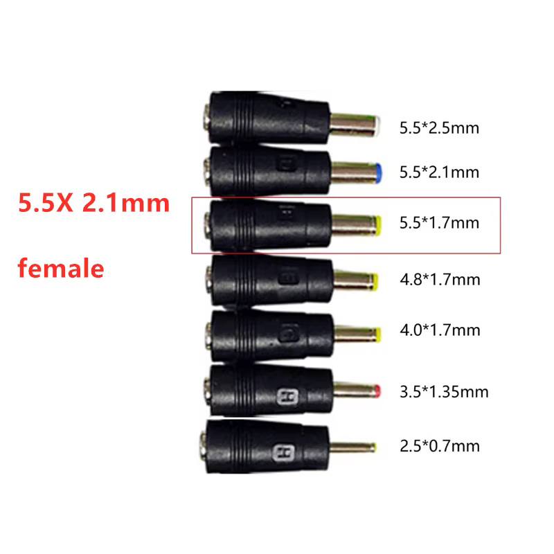 Adaptador DC macho a hembra
