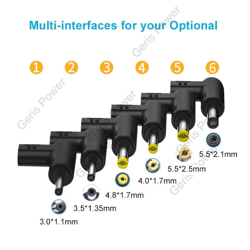 Conjunto de conectores DC compatibles