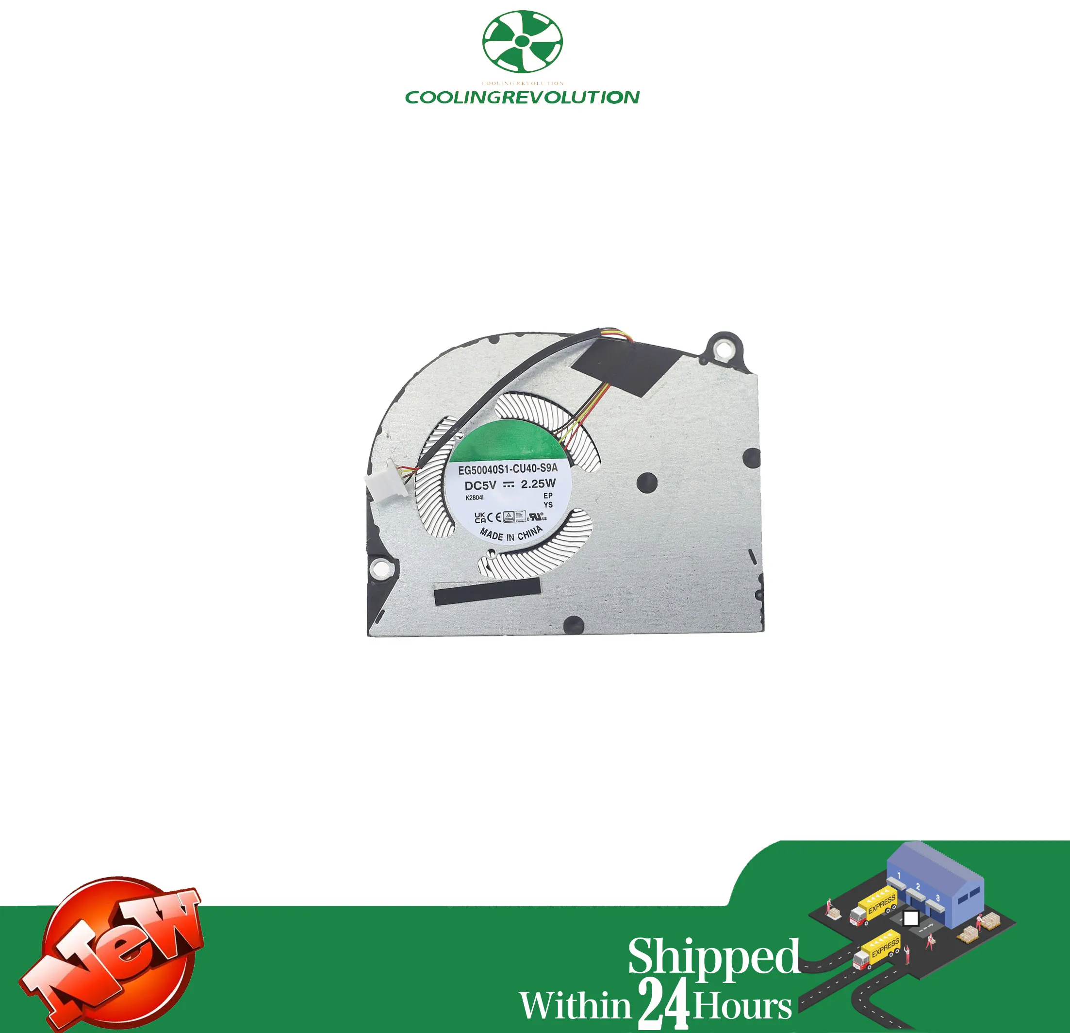 Ventilador de refrigeración Acer SFA16-41 vista frontal