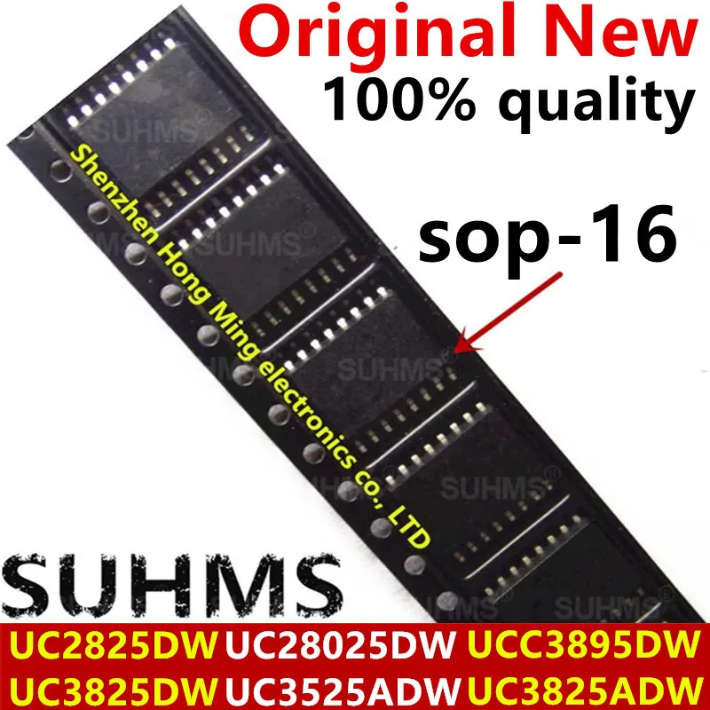 Chipset UC3825 SOP-16 vista frontal