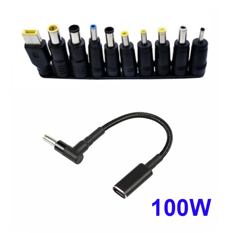Adaptador de carga tipo C a conector DC