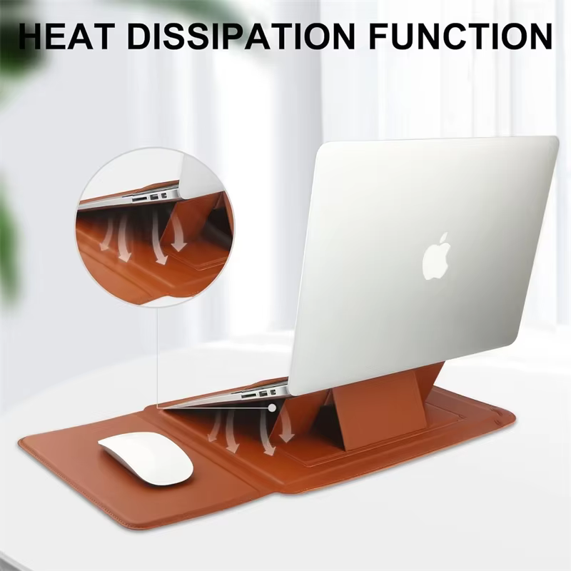 Funda Cuero MacBook Air y Pro 13-16" con Soporte Ajustable - imagen 2