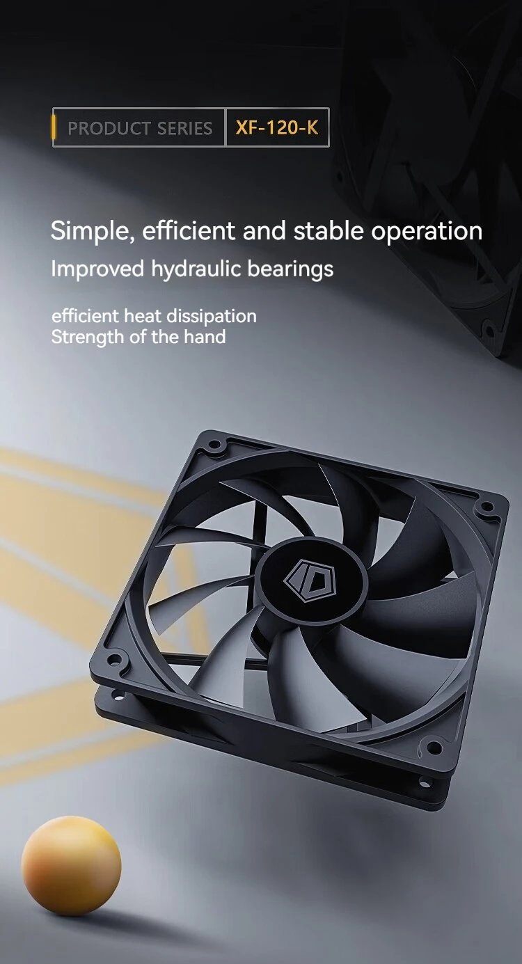 Ventilador 120mm con conector 4 pines