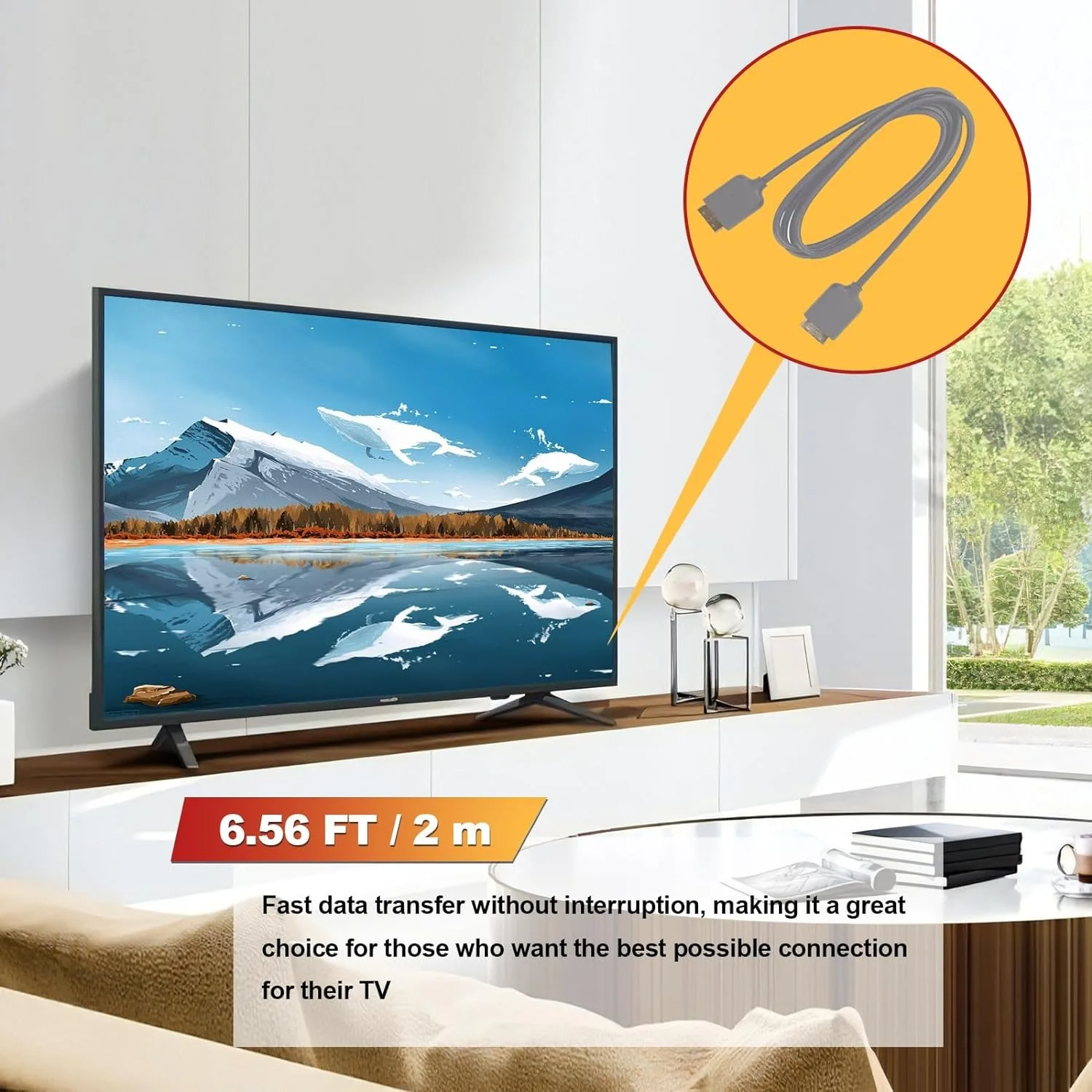 Cable Alimentación TV Samsung LED MU7000 MU8000 – Compatible