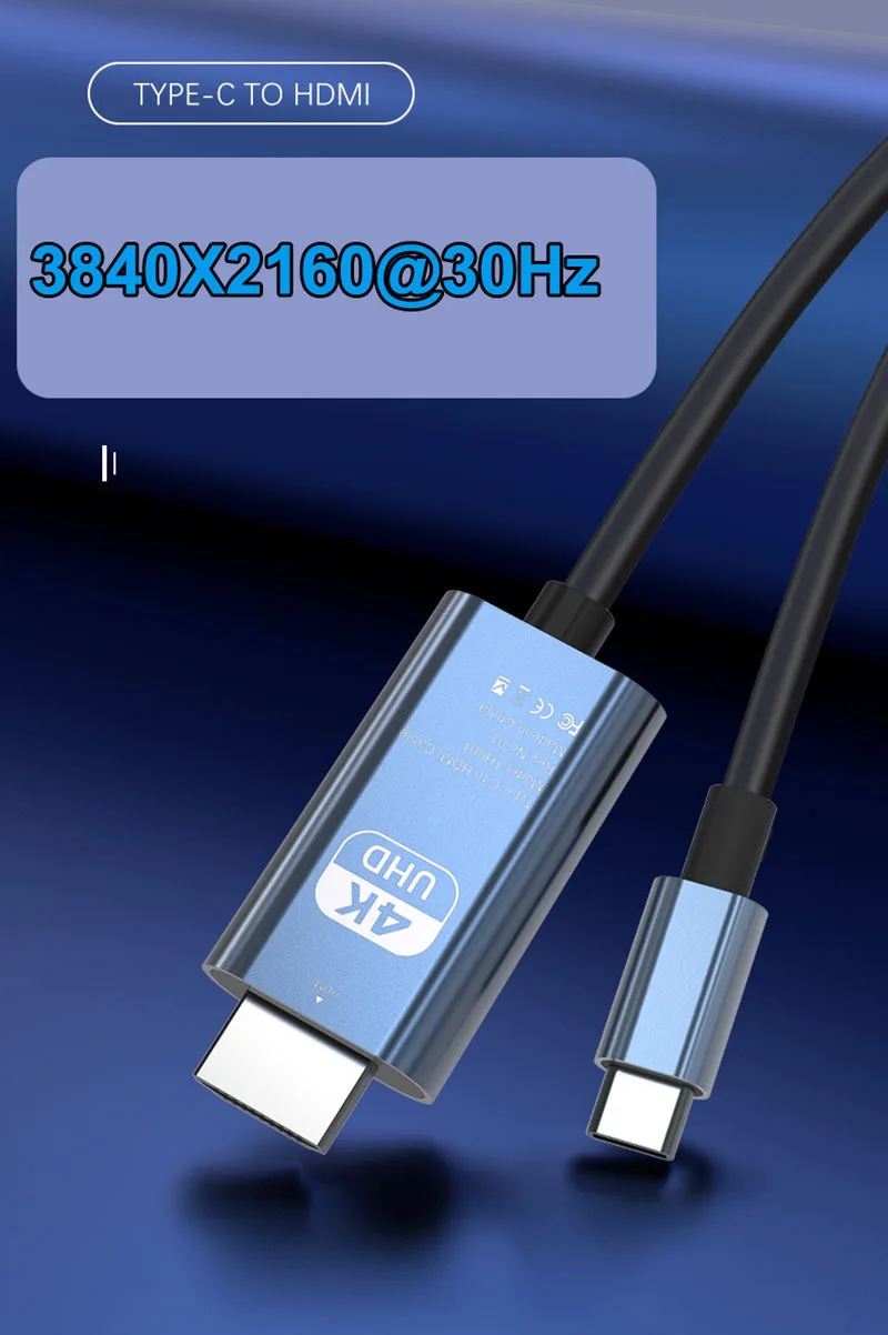 Cable USB-C a HDMI 4K – Convertidor Adaptador con Carga PD MacBook - imagen 5