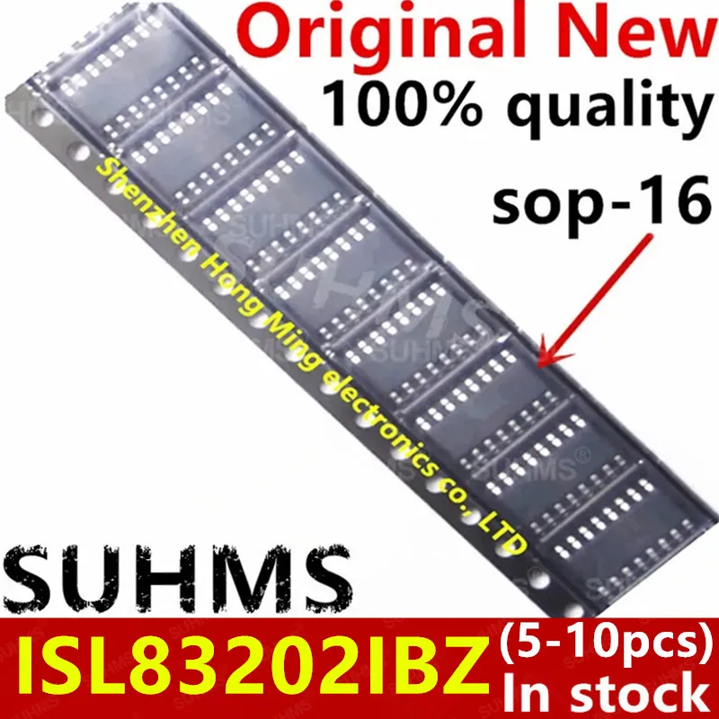 Vista frontal del chipset ISL83202IBZ