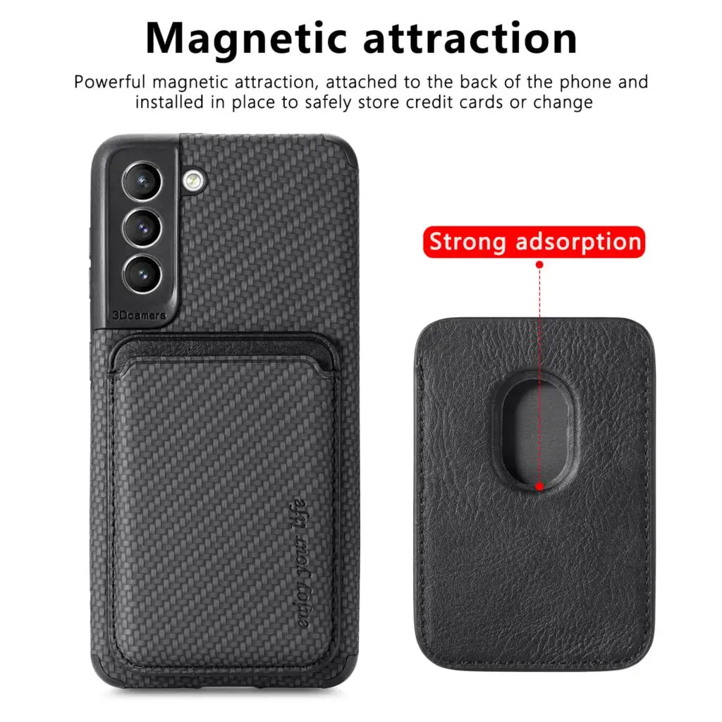 Samsung Funda Magnética Móvil Cargador Inalámbrico MagSafe Tarjetero