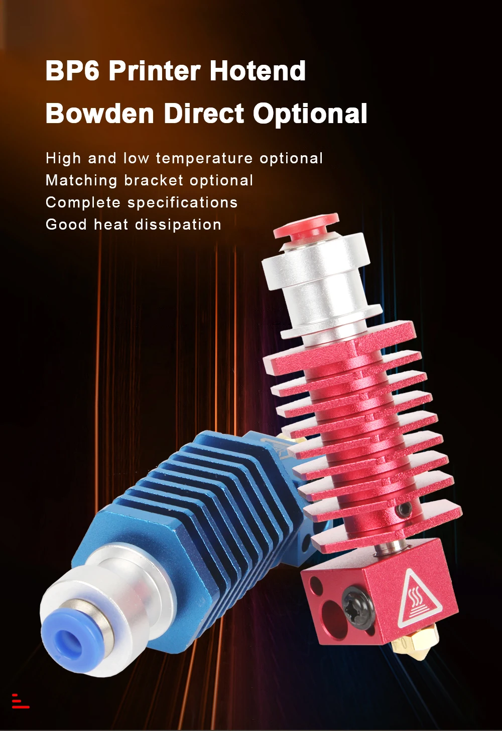 Heatbreak instalado en hotend V6