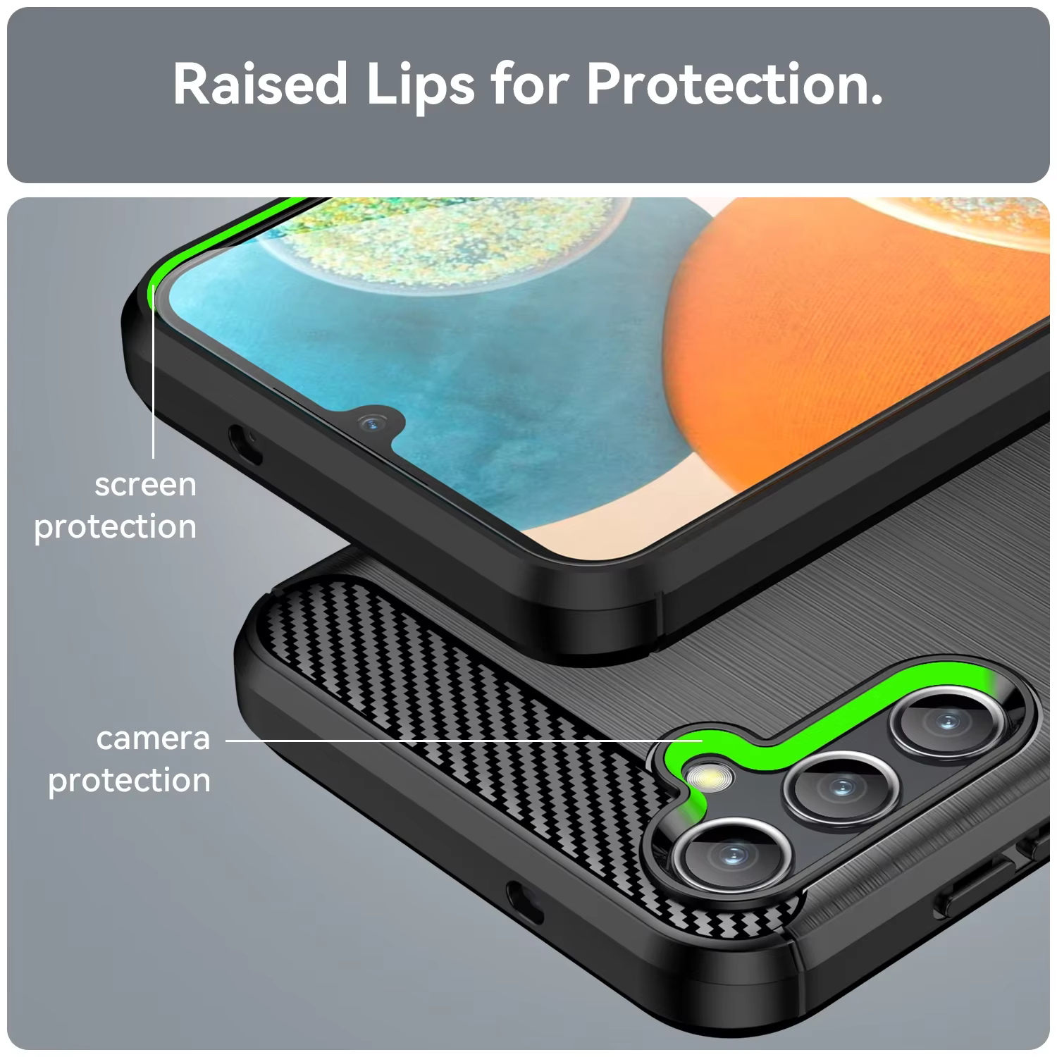 Funda TPU Samsung Galaxy – Fibra de Carbono Antigolpes - imagen 4
