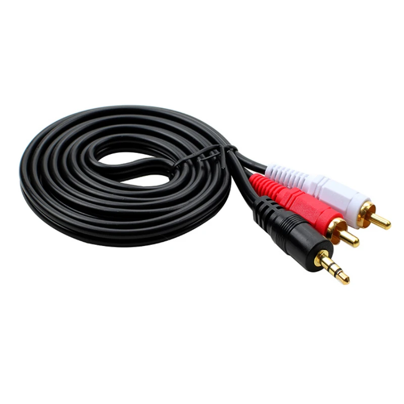Cable Jack 3,5 mm a RCA dual macho estéreo para audio - imagen 5