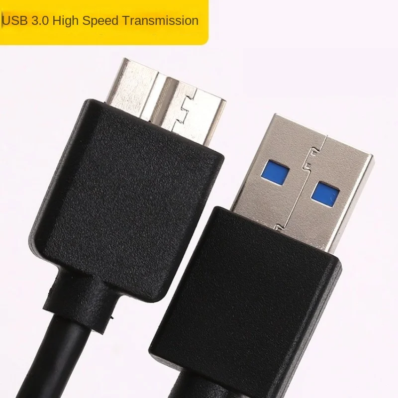 Cable USB 3.0 negro para disco duro externo