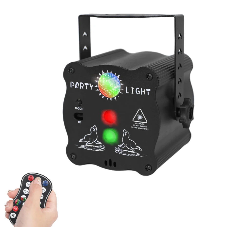 Proyector LED en ambiente de fiesta