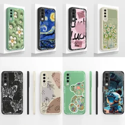 Huawei P30 Lite – Funda Silicona Líquida Caramelo Antigolpes