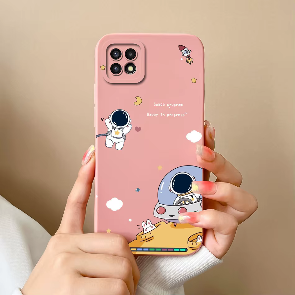 Samsung Galaxy A22/A22S - Funda Silicona Trasera Cuadrada y Protectora - imagen 2