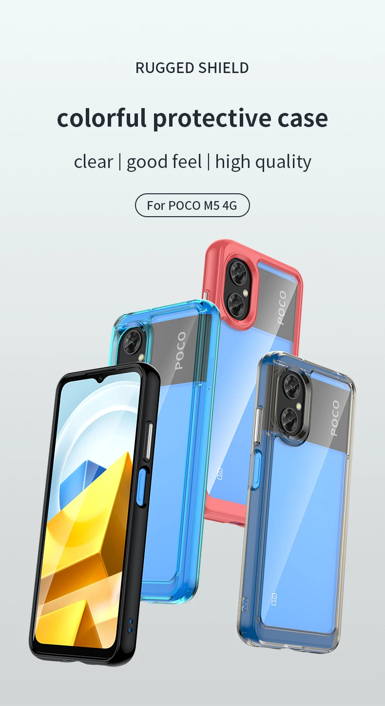 Funda transparente Youthsay para Poco M5
