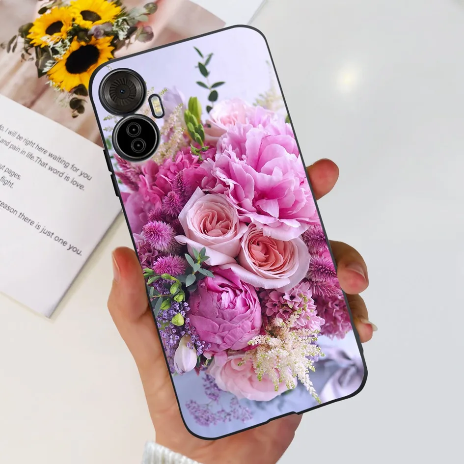 Detalle de los bordes elevados de la funda