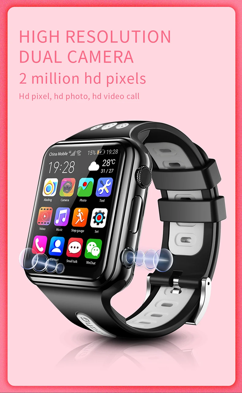 Reloj Inteligente Infantil GPS 4G con Videollamadas y SOS