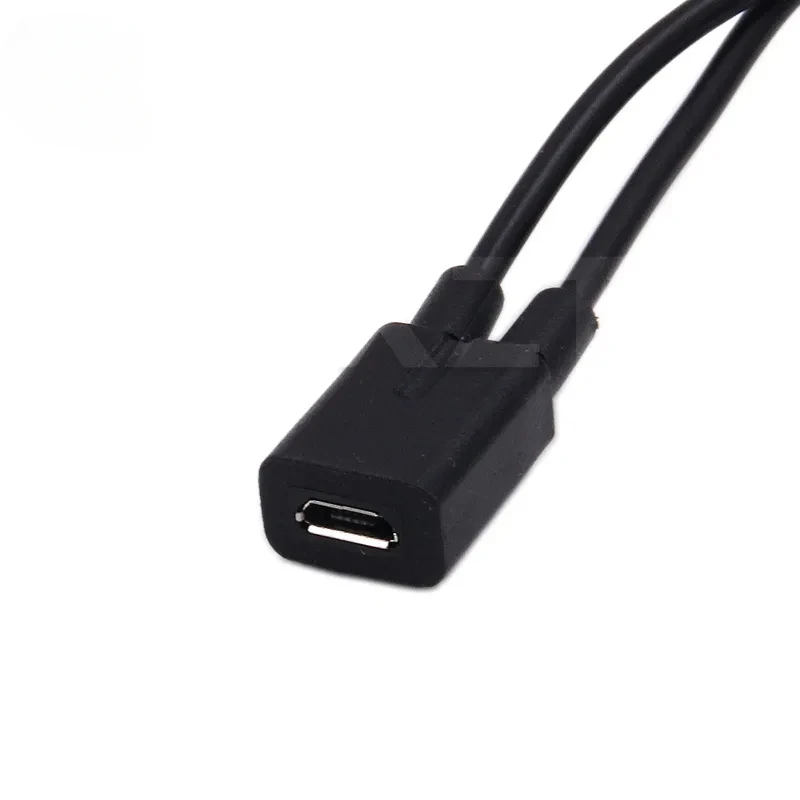 Divisor Micro USB 2.0 Y Hembra a Doble Macho Extensión Carga Datos