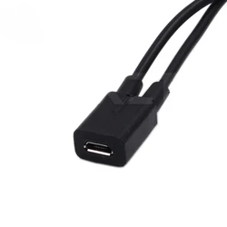 Divisor Micro USB 2.0 Y Hembra a Doble Macho Extensión Carga Datos