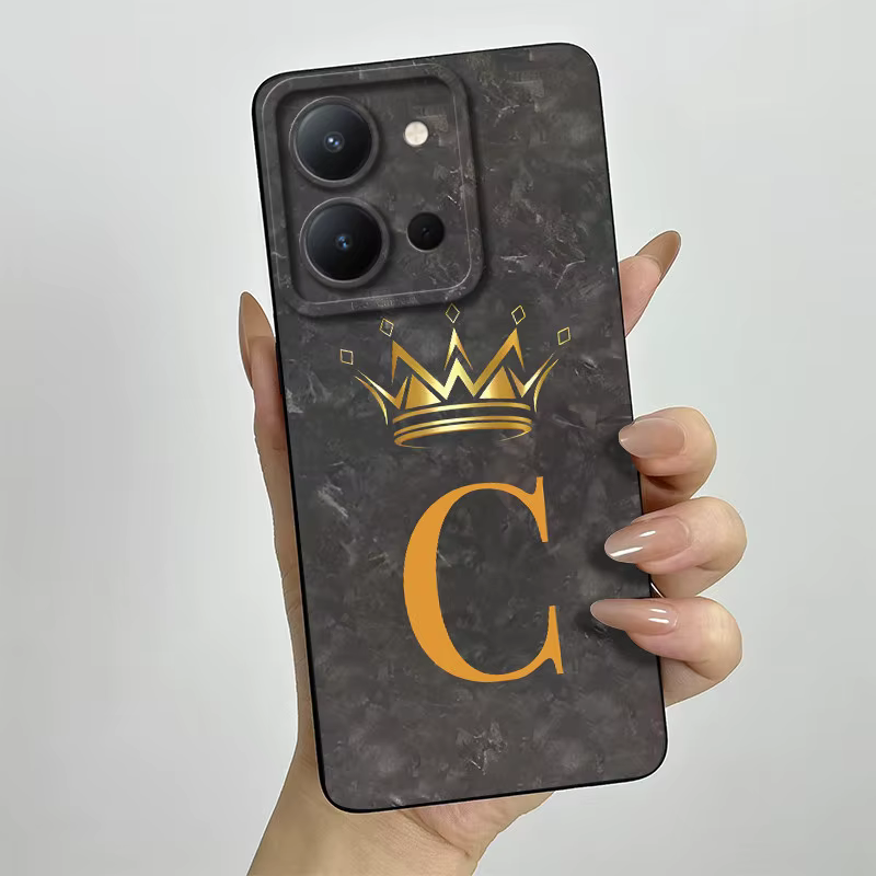 Funda Silicona Vivo Y36 Letras Estampadas Antigolpes - imagen 3