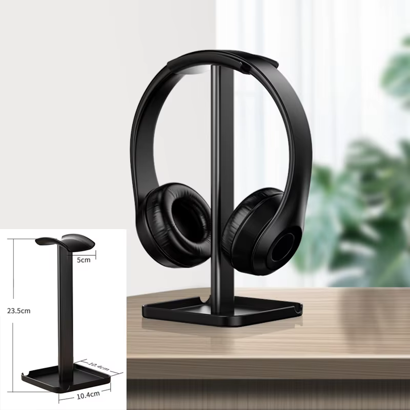 Soporte para auriculares en uso profesional