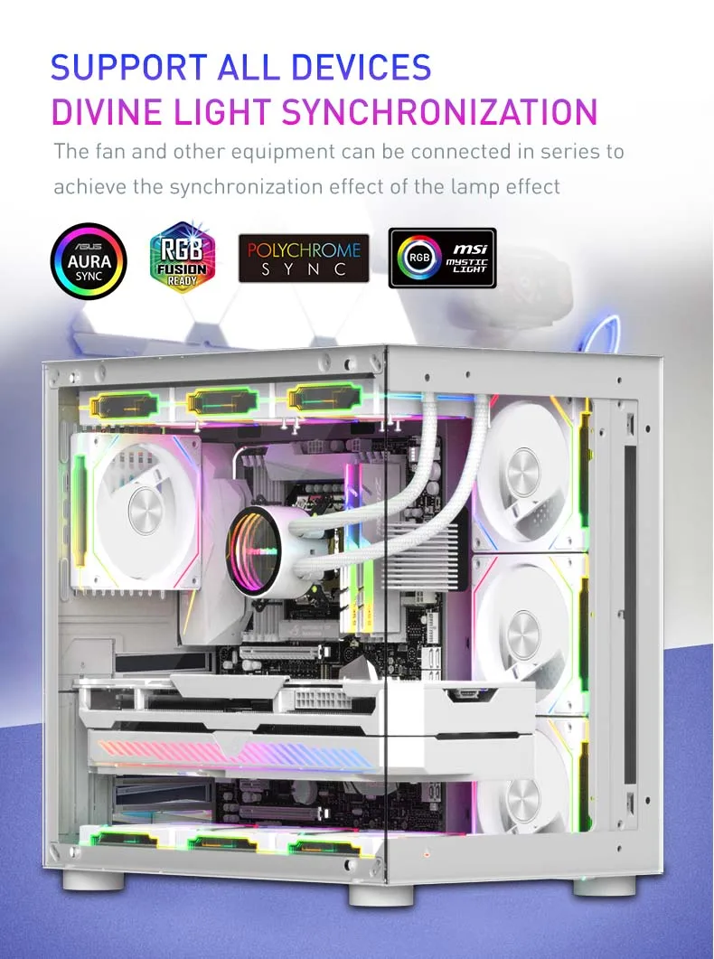 Ventilador instalado en chassis de PC