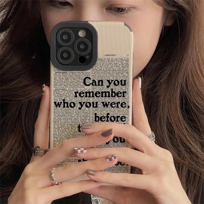 Funda Silicona iPhone con Letras Negras – Carcasa Suave Antigolpes - imagen 5