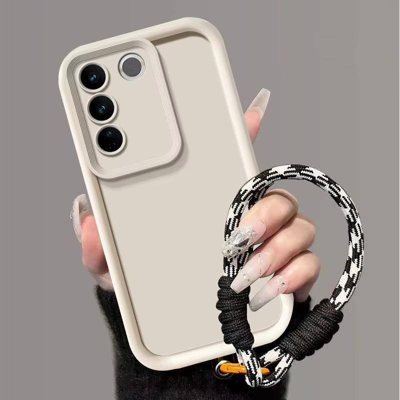 Funda caramelo con cuerda colgante para Vivo